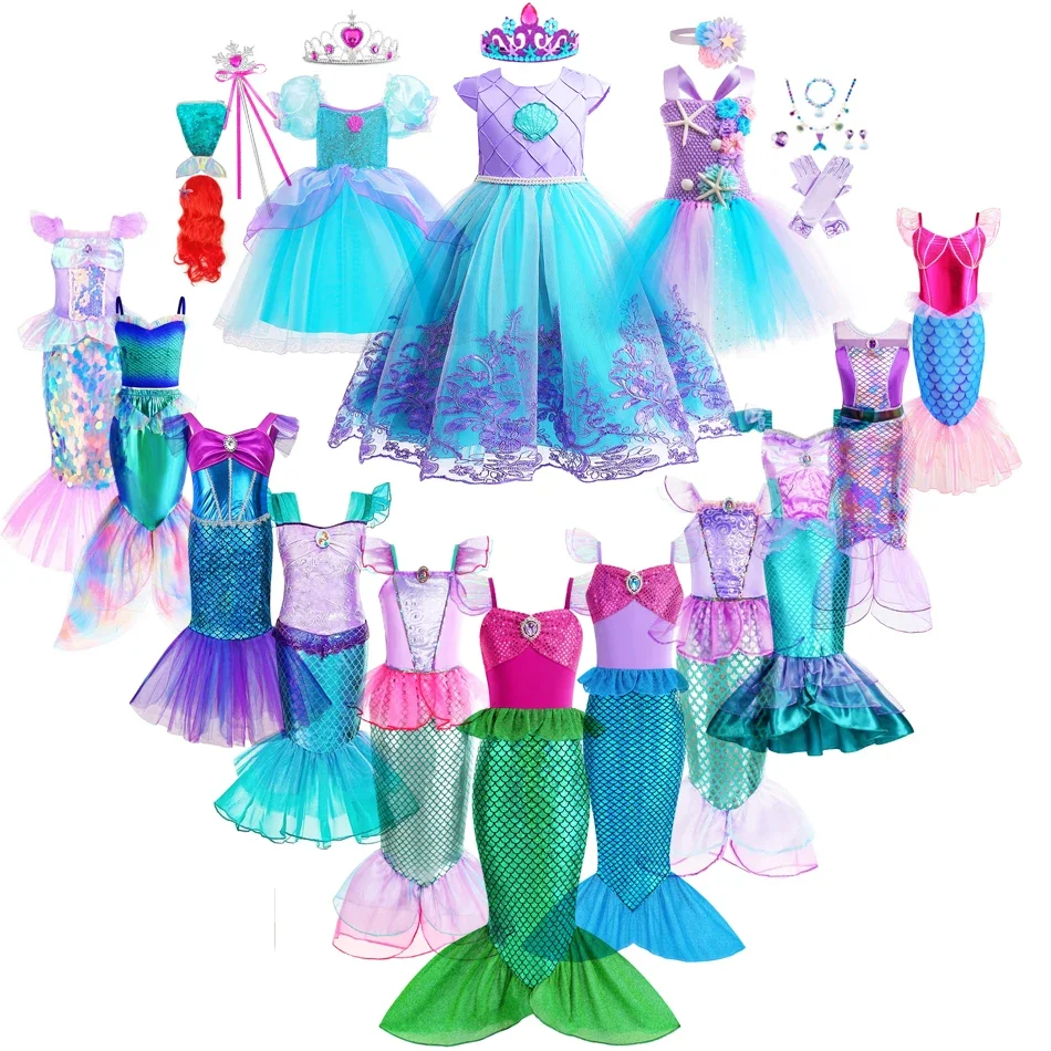 Baby Clothing Size - Платье русалки для девочек, детские платья