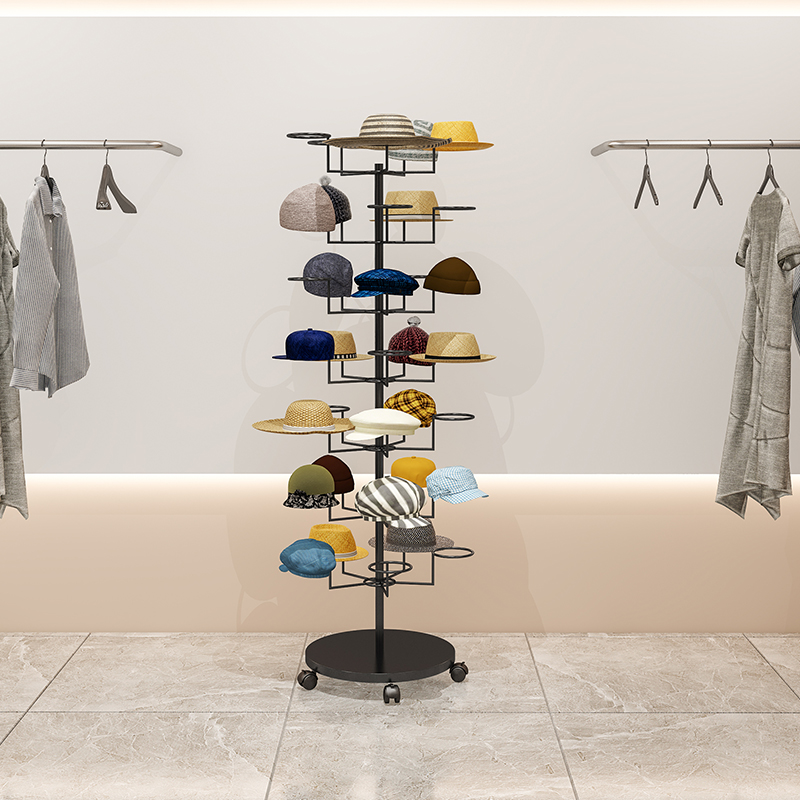 Baby Clothing Hanging Rack - # Стеллаж для демонстрации шляп. Напольная