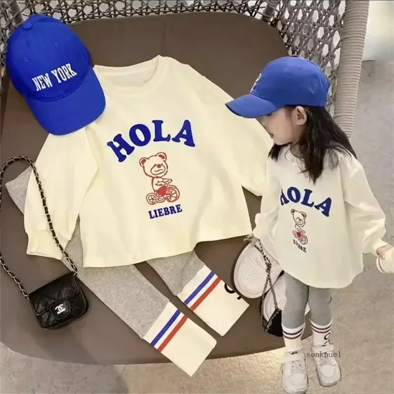 Toddler Legging Set - Осенний модный спортивный комплект для девочек: