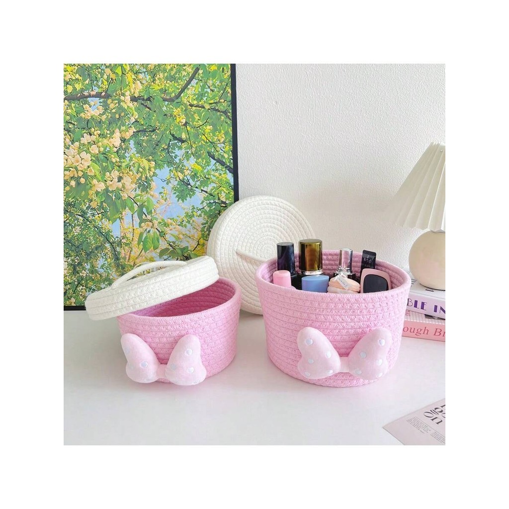 Baby Clothing Basket - Веревка из хлопка ручной работы, искусственная