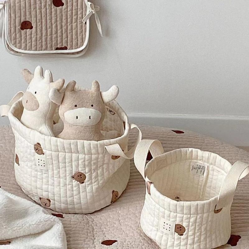 Baby Clothing Basket - Сумка для подгузников с милым медведем