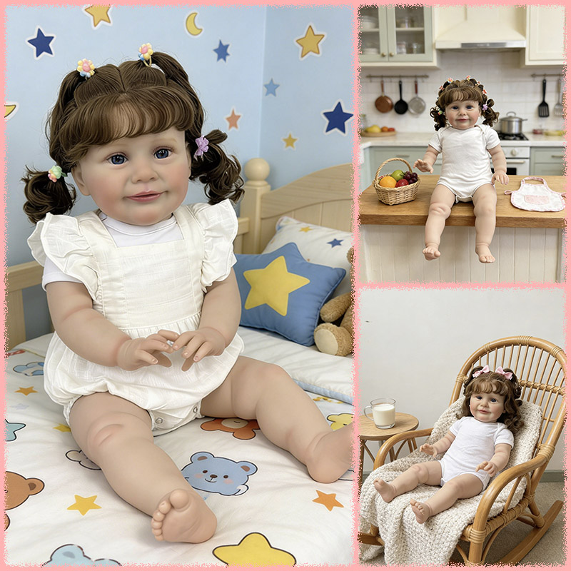 Baby Clothing Layers - 25-дюймовая кукла Реборн Зои: реалистичная, милая,