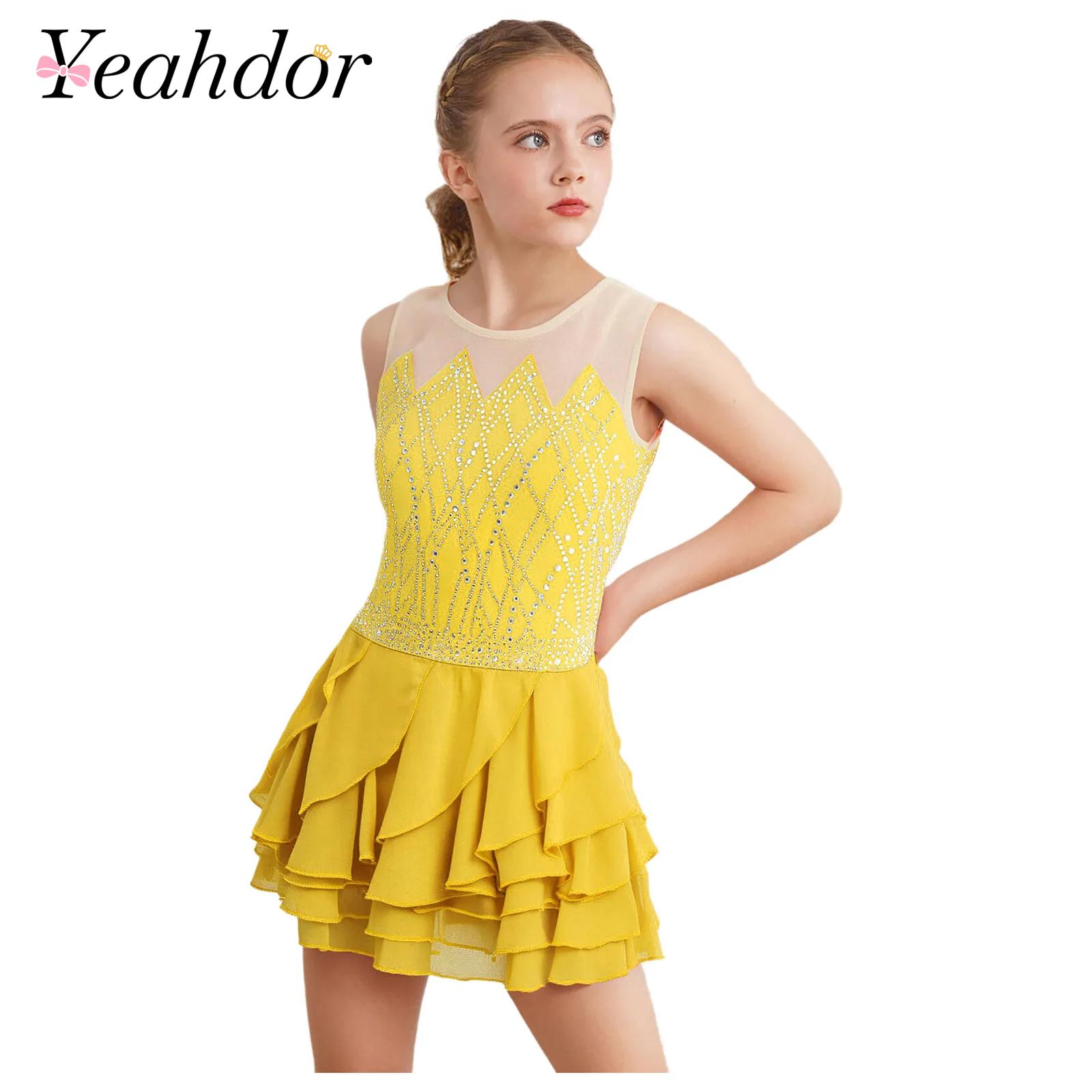 Baby Clothing Size - Сетчатое платье для фигурного катания для