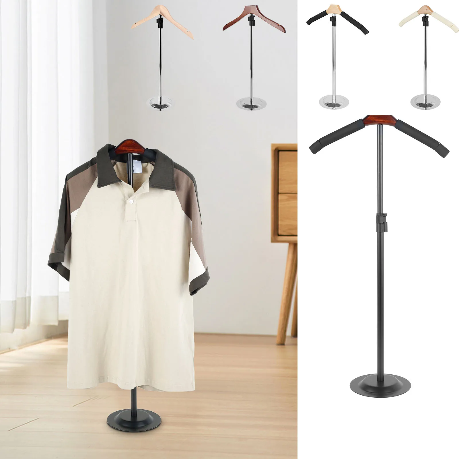 Baby Clothing Display Stand - Регулируемая по высоте гибкая металлическая стойка-стойка