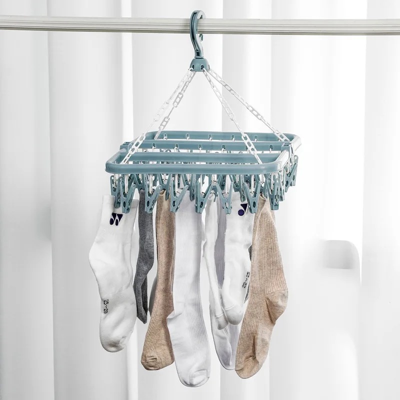 Вешалка для сушки одежды с 32  – обзор и цена Baby Clothing Hanging Rack
