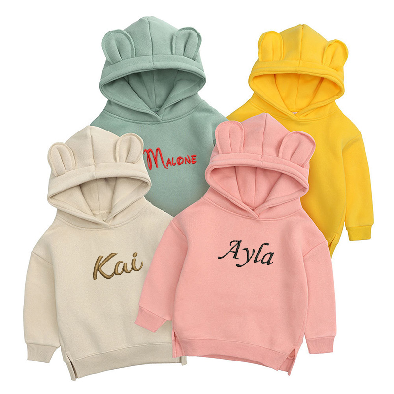 Детская толстовка с вышивкой и – обзор и цена Baby Clothing Name