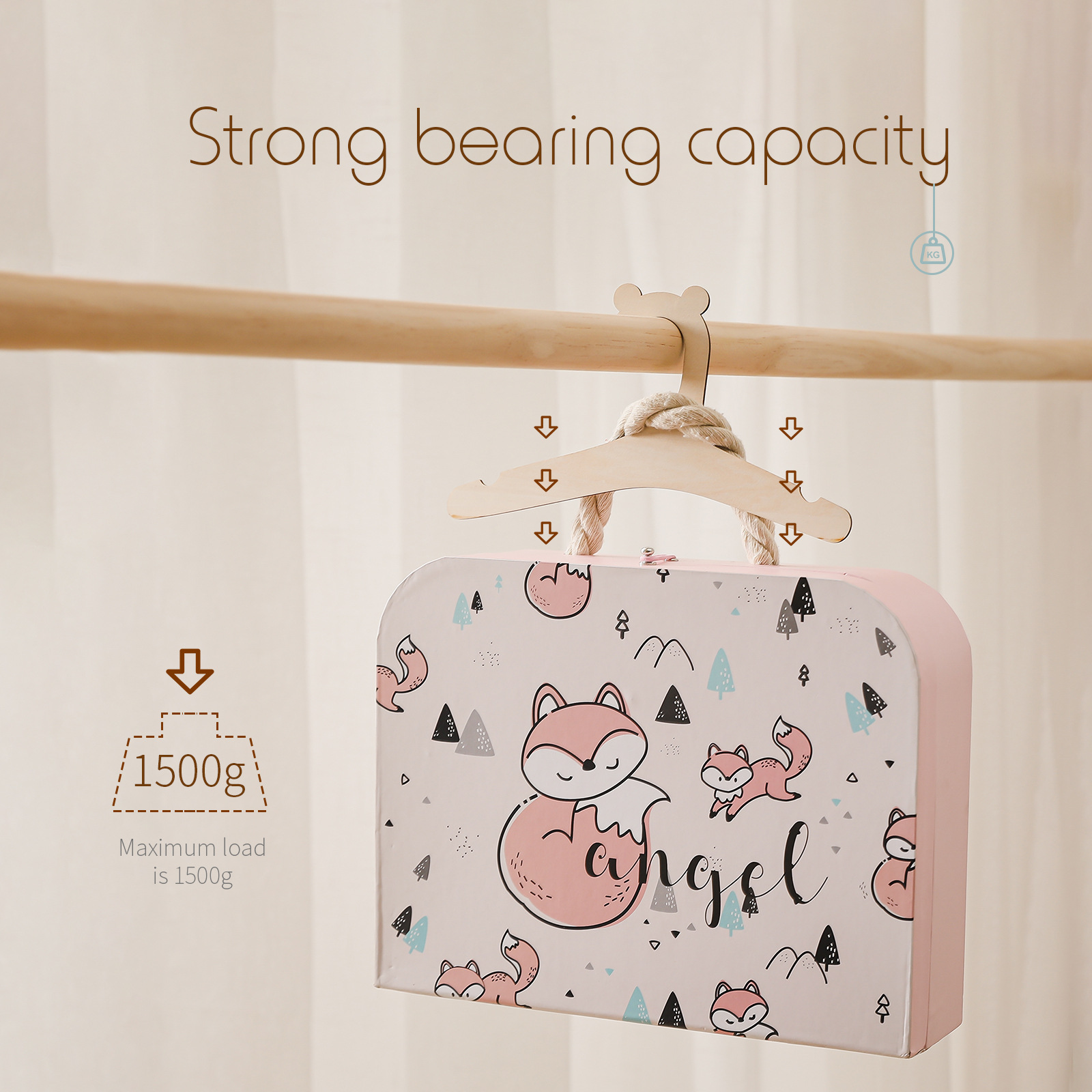 5/10 шт. Деревянные детские ве – обзор и цена Baby Clothing Hanging Rack