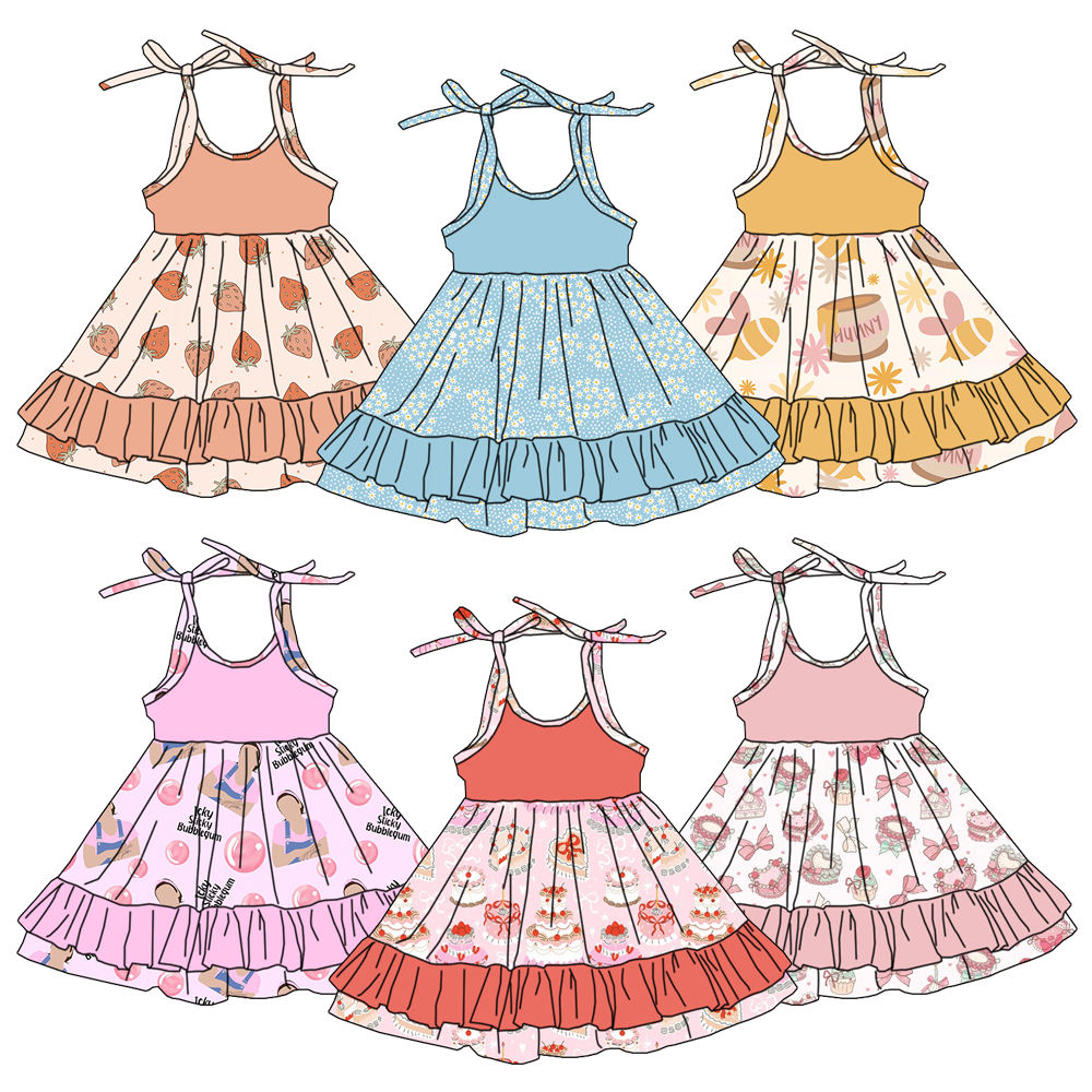 Летнее платье с клубничным при – обзор и цена Baby Clothing Layers
