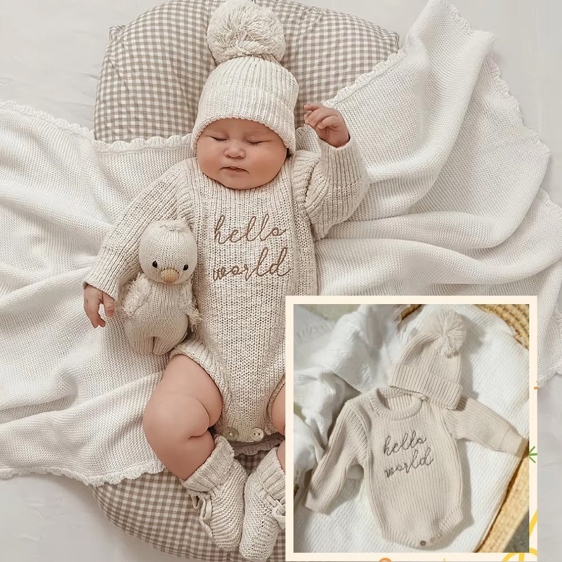 Ylsteed Hello World вязаный ко – обзор и цена Baby Clothing For Boys